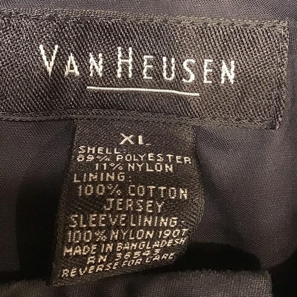 Van Heusen Club Jacket Lightweight Windbreaker Pullover Golf Jacket Green XL - Picture 10 of 11